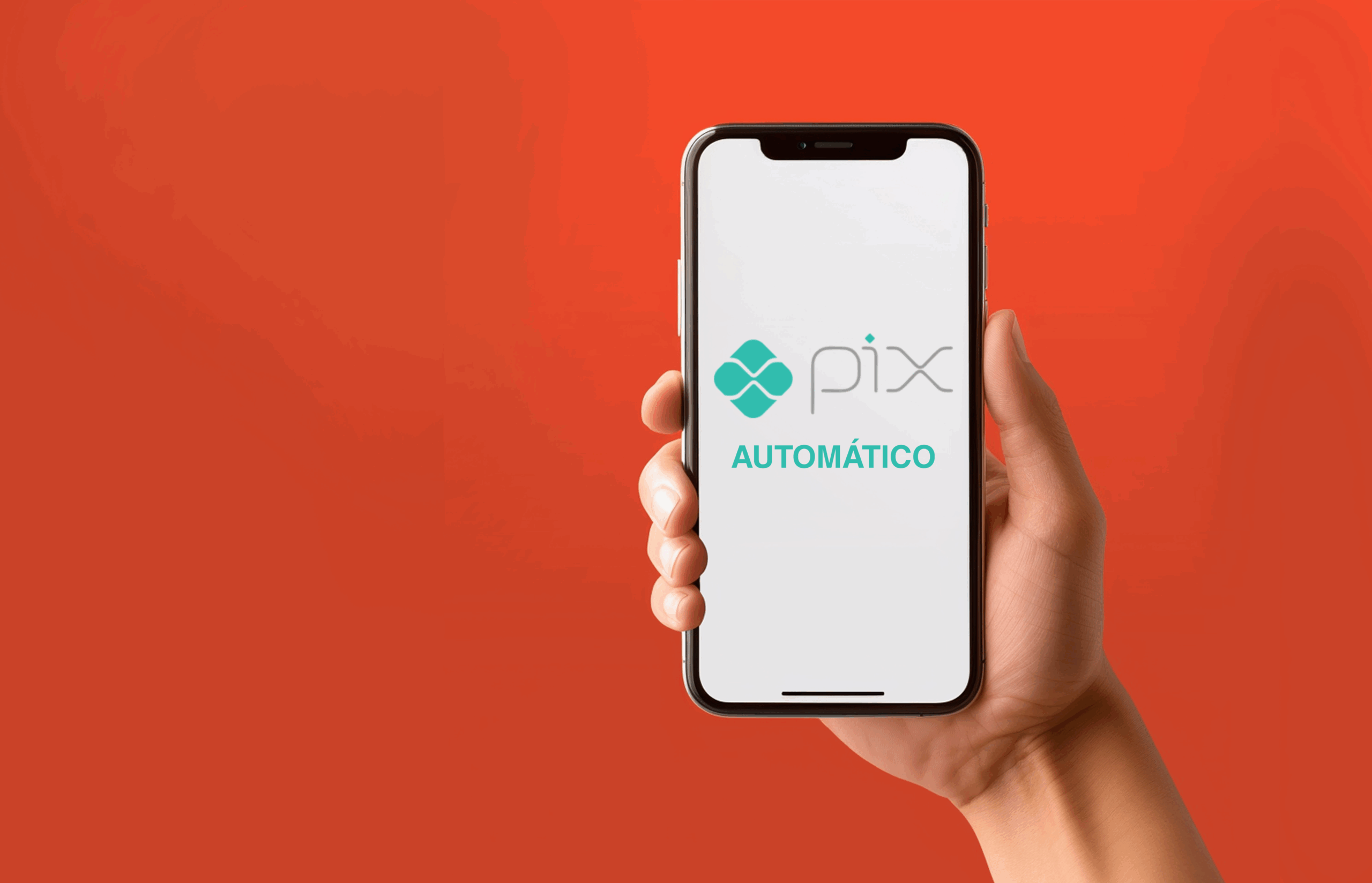 Pessoa utilizando o Pix automático no celular para evitar atrasos em pagamentos