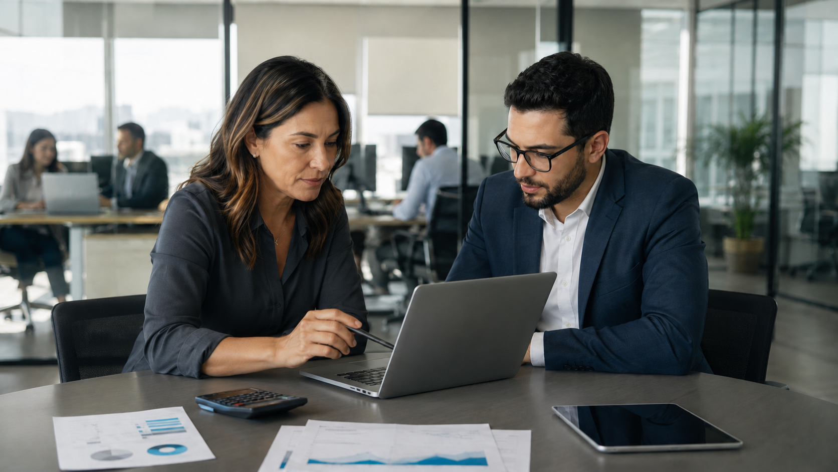 executivos-calculando-custo-interno-de-cobrança